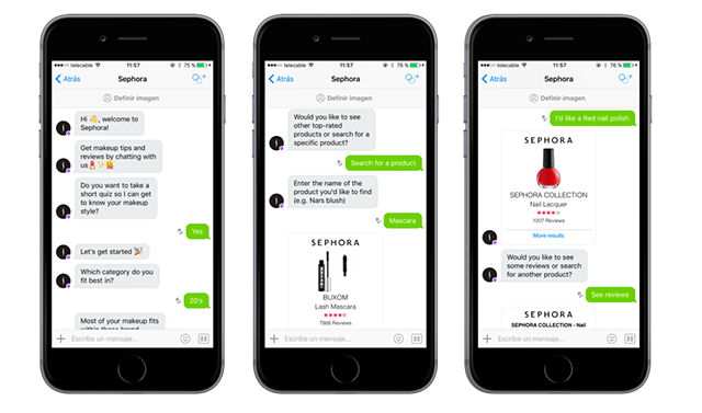 Chatbot for beauty industry
