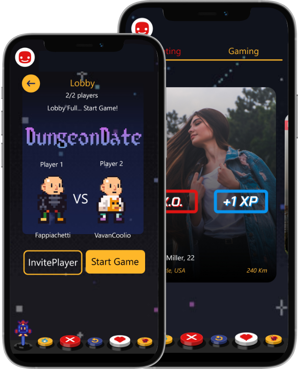 Dating & Gaming App